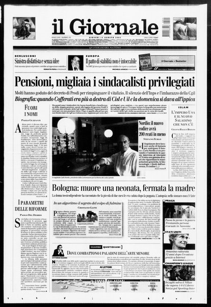 Il giornale : quotidiano del mattino